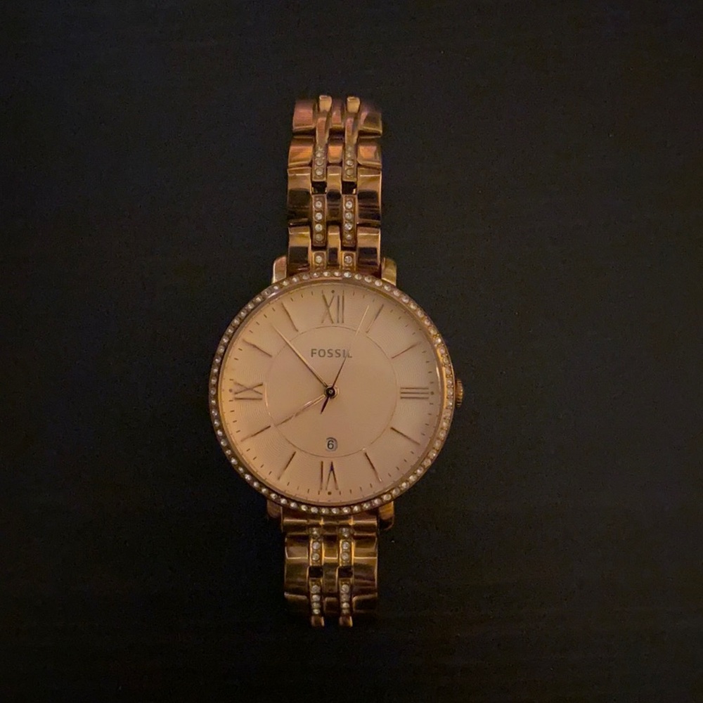 Rosegold Fossil Watch